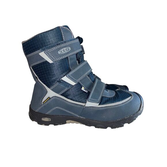 Keen Trezzo Blue Waterproof Winter Hiking Boots boys Size 6 - Picture 1 of 10
